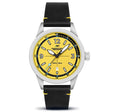 Aviatore Japan Quartz Yellow / Leather | Yellow Dial