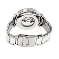 Automatic Aries Skeleton Bracelet Watch Silver/Black | Black Dial