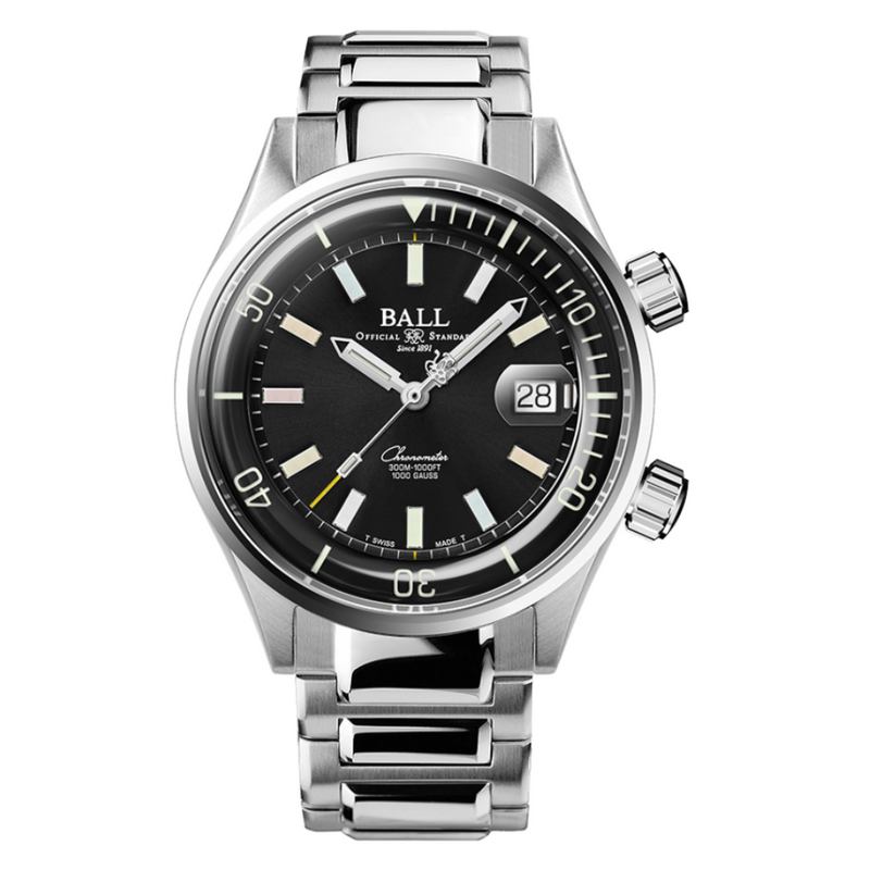 Engineer Master II Diver Chronometer 42Mm Black | Black Dial