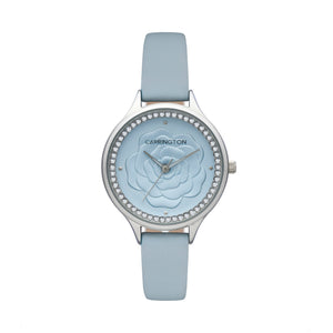 Elsie Light Blue / Leather | Blue Dial