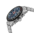 Ascari - Chronograph Swiss made Automatic Chrono Sellita SW500 forged carbon bezel  Blue Dial,  Stainless steel | Blue Dial