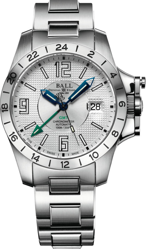 Engineer HydroCarbon Magnate GMT Silver Dial | Silver Dial