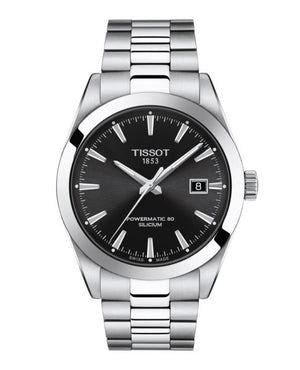 Gentleman Powermatic 80 Silicium Silver-tone | Black Dial
