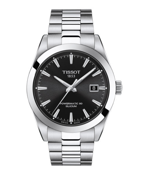 Gentleman Powermatic 80 Silicium Silver-tone | Black Dial