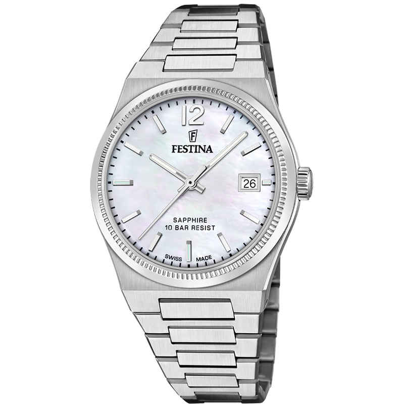 Riv Beige / Stainless Steel Beige Dial