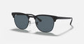 CLUBMASTER METAL UNISEX Shiny Black Top Matte / Blue
