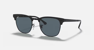 CLUBMASTER METAL UNISEX Shiny Black Top Matte / Blue