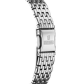 Swiss Made Silver / Stainless Steel Silver Dial