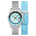 Bradner GMT Automatic Blue/Stainless Steel Blue Dial