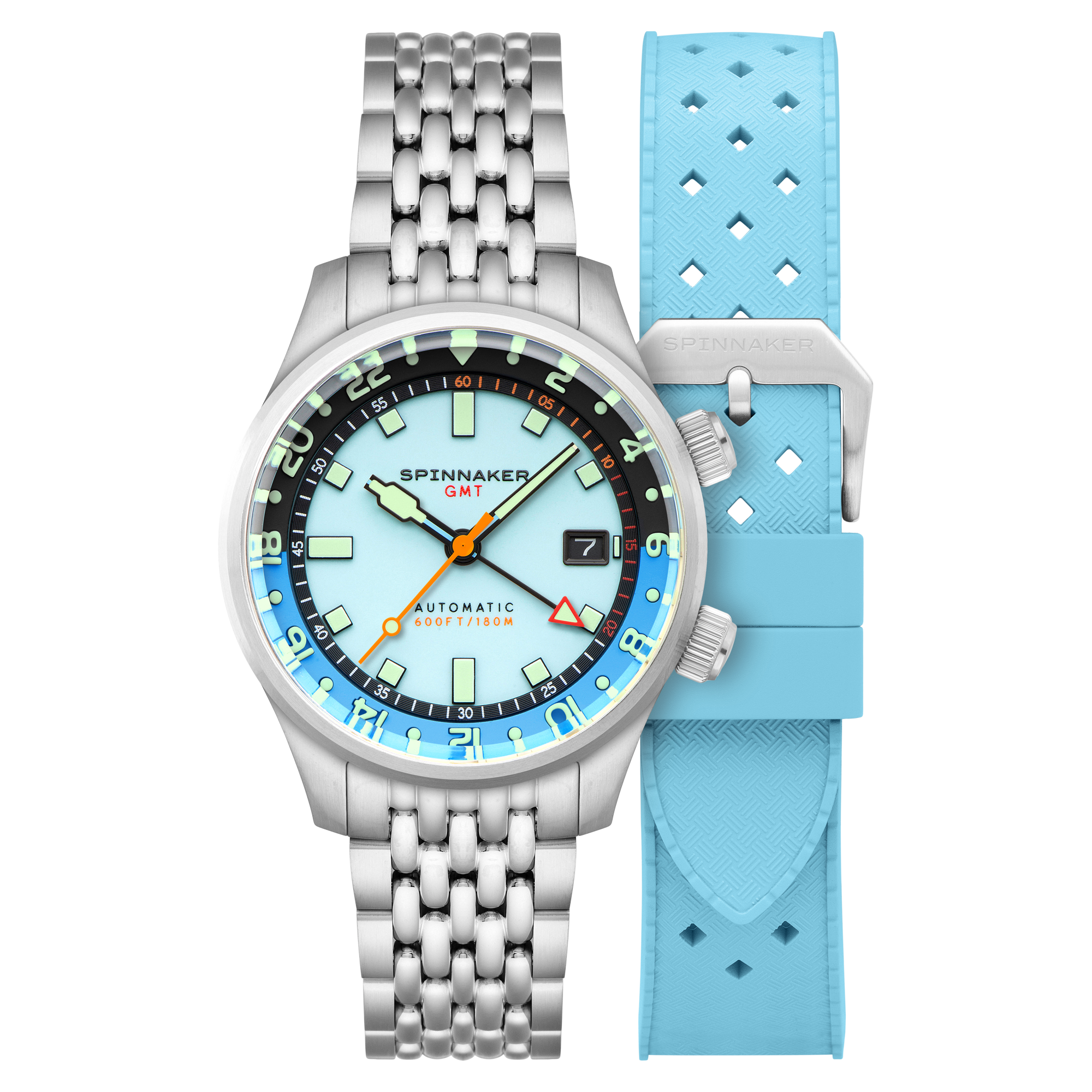Bradner GMT Automatic Blue/Stainless Steel Blue Dial