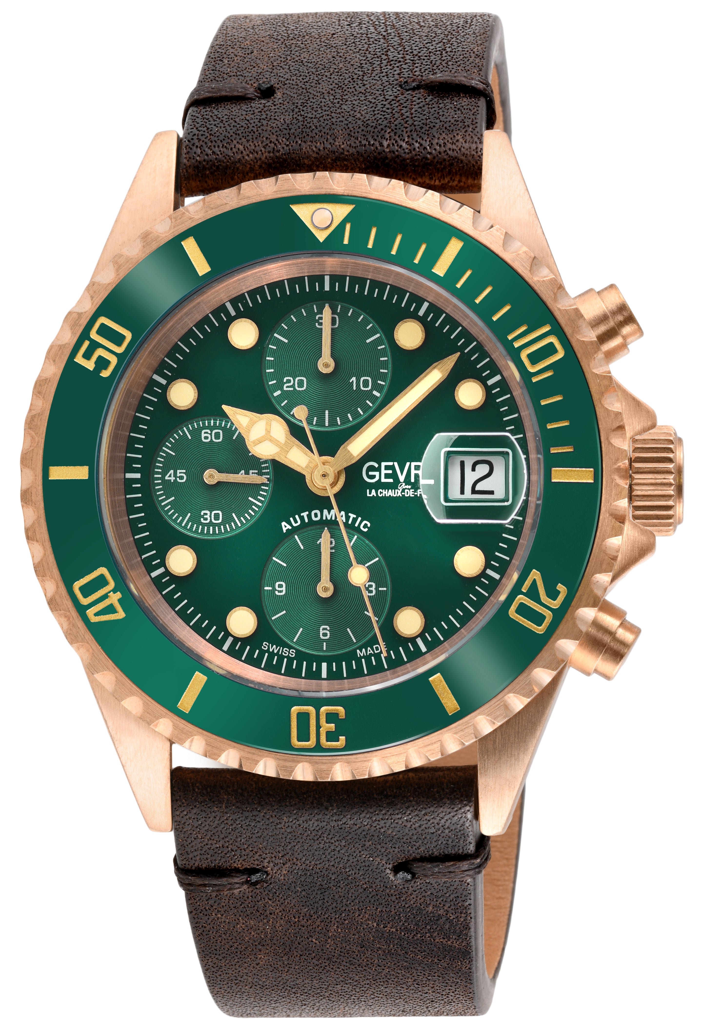 Wall Street - Bronze Gevril Swiss Automatic, Bronze case