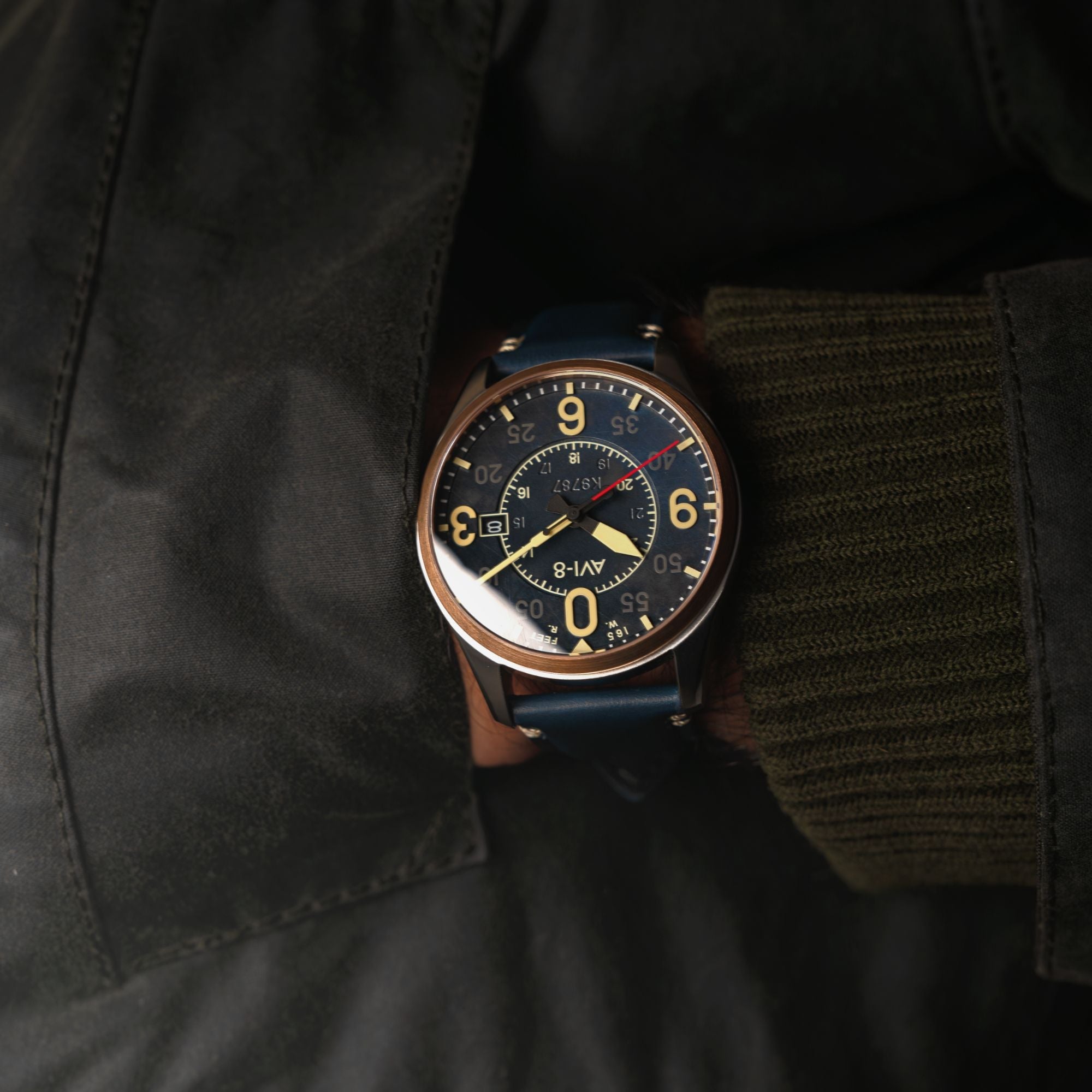 Smith Automatic Blue / Blue Leather | Blue Dial