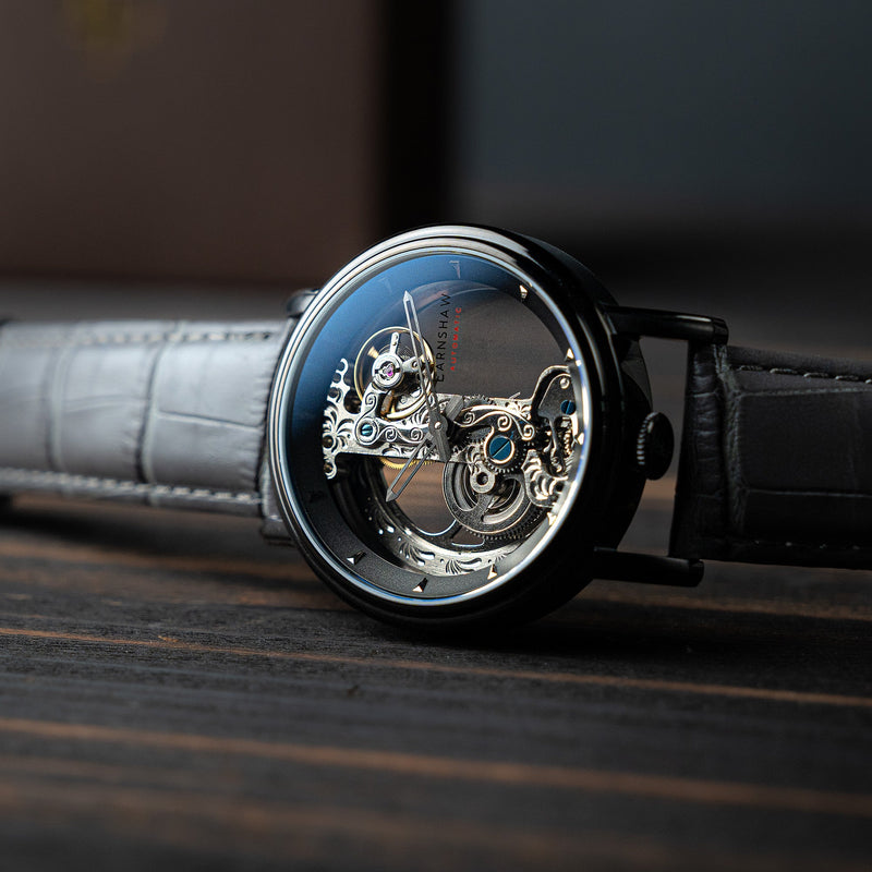 Thomas Earnshaw Fowler Bridge Automatic Grey / Leather | Grey Dial