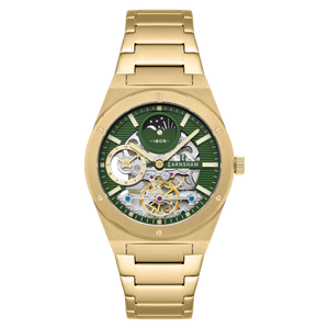 Drake Dual Time Automatic Green / Stainless Steel | Green Dial