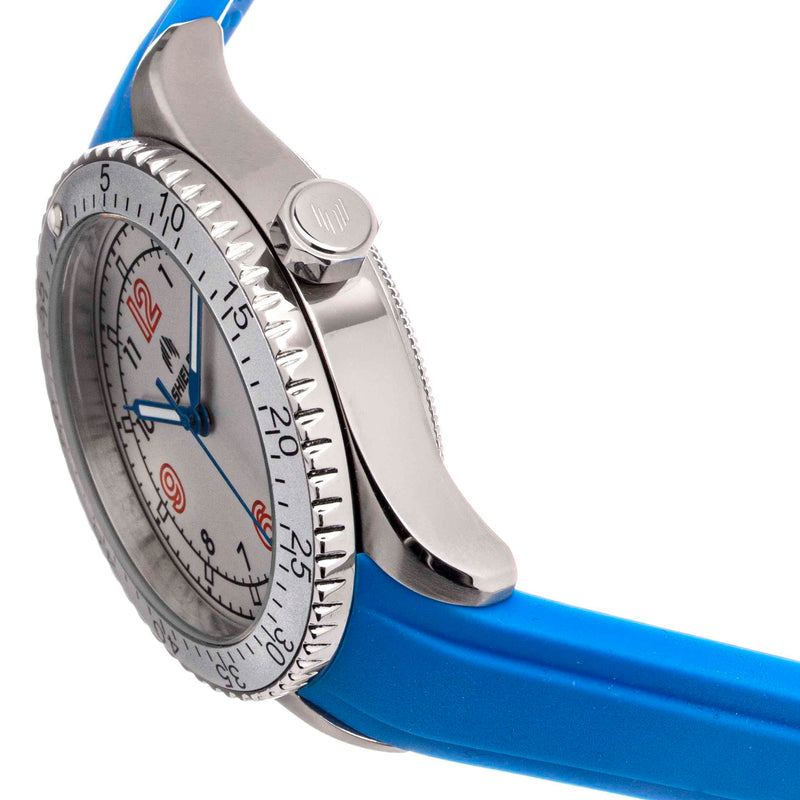 Pacific Blue/White | Silver Dial