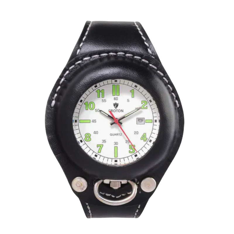 Designer pewter/black | White Dial