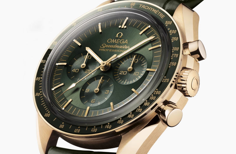 Speedmaster Moonshine 42mm Green / Gold |  Dial