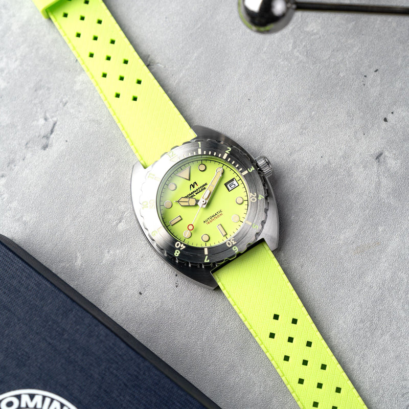 Amalfi Automatic Green / Green Silicone | Green Dial