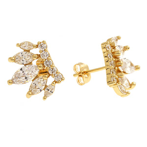 Juliet Stud Earrings 18k Yellow Gold