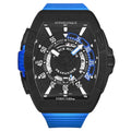 SkaFander 46SCSKFBLKBLKBU / Black, Openworked | Black Dial