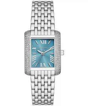 Petite Emery Blue Dial Silver Stainless Steel Bracelet 27mm Blue Dial