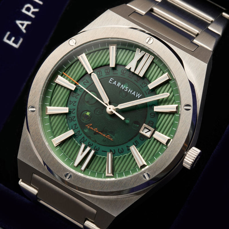 Discovery Drake Skeleton Automatic Green / Stainless Steel | Green Dial