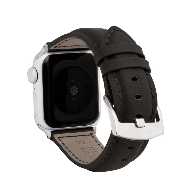 Classic Leather Band for Apple Watch Series 8/7/6/5/4/3/2/1/SE Brown (38mm | 40mm | 41mm) |  Dial
