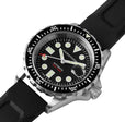 41mm OSAR-D Type I - Diver's Automatic 41mm OSAR-D ON RUBBER STRAP | Black Dial