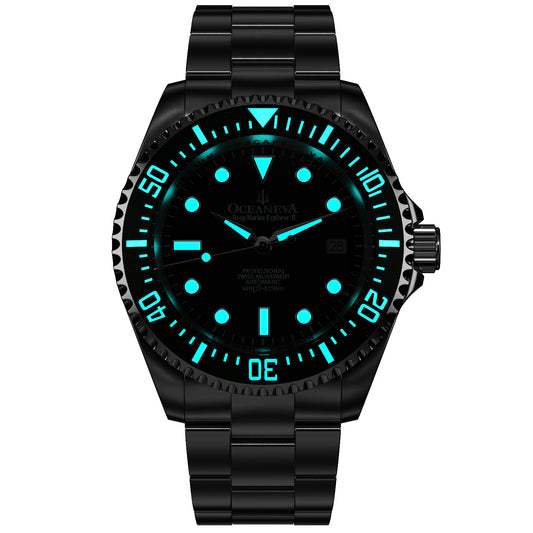 Deep Marine Explorer Swiss Automatic II Silver bezel | Brown Dial