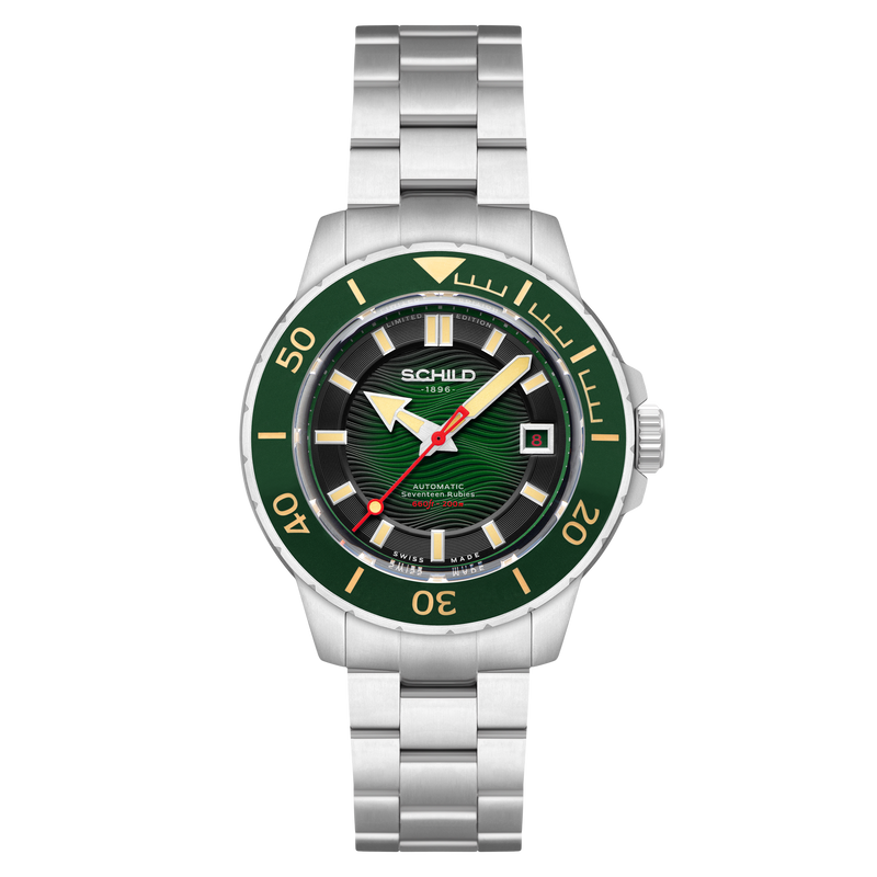 Hermann Swiss Automatic Limited Edition Green / Stainless Steel | Green Dial
