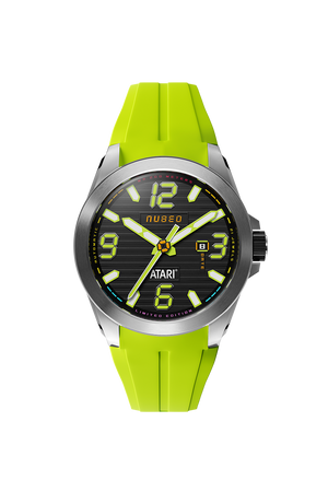 Torrent Automatic Atari Rainbow Limited Edition Black / Green Rubber Black Dial