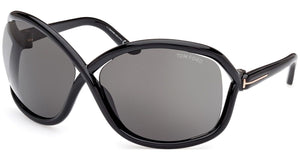 BETTINA SHINY BLACK / SMOKE