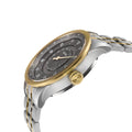 Jones Swiss automatic SW200 single handed watch  Gray Two-tone | Gray Dial