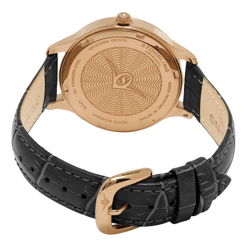 Vogue Gray Leather | Salmon Dial