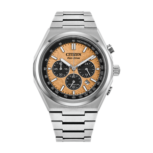 Zenshin Chrono Salmon / Titanium | Salmon Dial