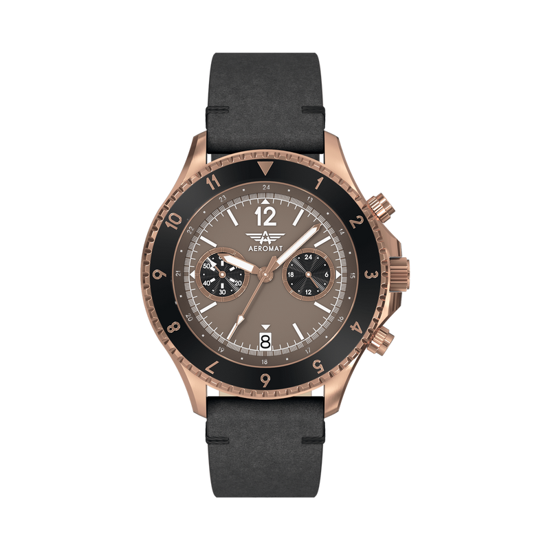 PNY Rose Gold Leather 42m Rose Gold - {Extended Ship Time} |  Dial