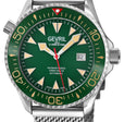 Hudson Yards Swiss Automatic SW200 - Date display Diver watch, Green Ceramic bezel, Green enamel dial with Old Radium Luminous | Green Dial