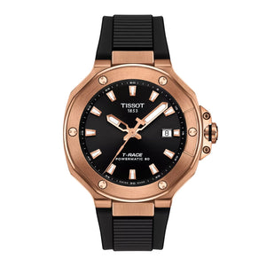 T-Race Black / Rose Gold-Tone Black Dial