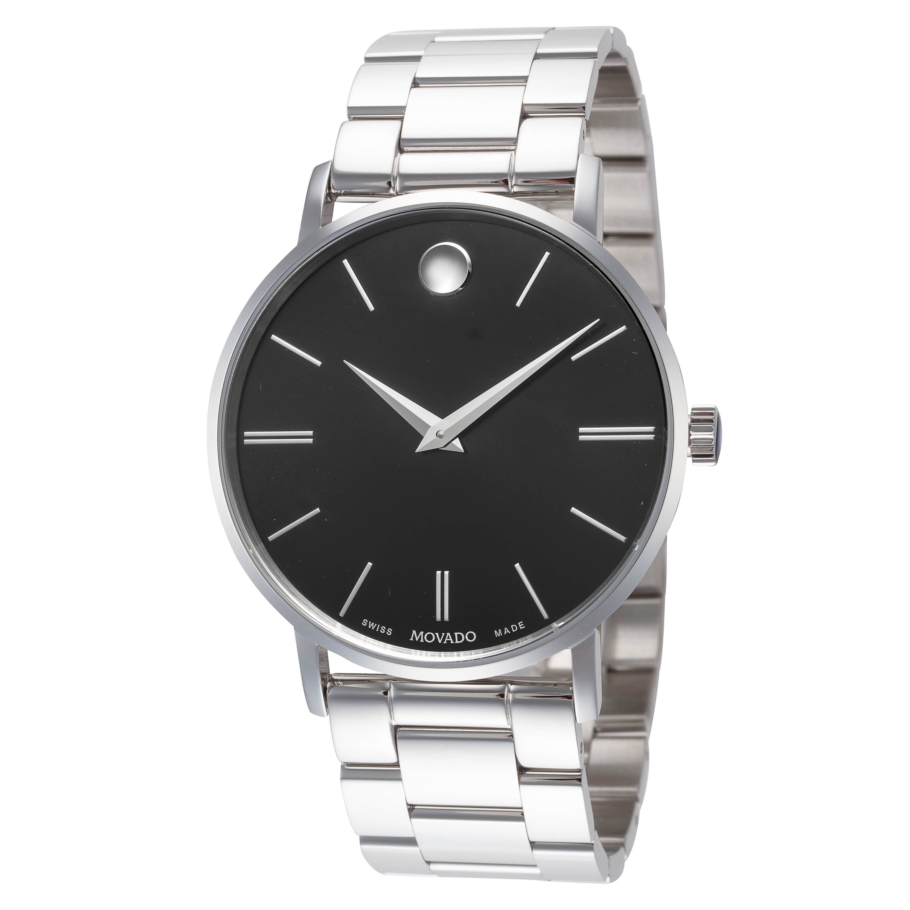 Movado Corporate Swiss Quartz Movement Black Dial 0607984 – Watch Gang