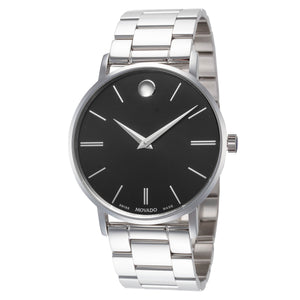 Corporate 40mm / Black / Silver Black Dial