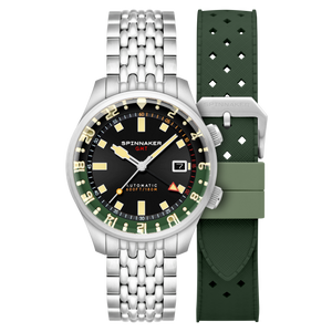 Bradner GMT Automatic Black / Stainless Steel Black Dial