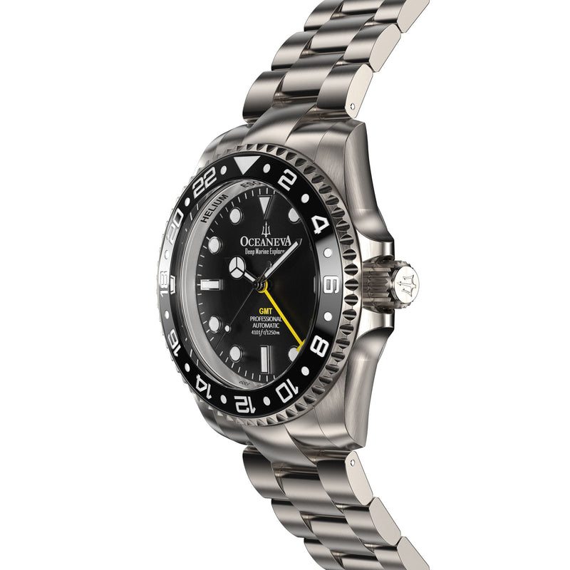 Seiko NH34 Titanium Automatic GMT 1250M Deep Marine Explorer II