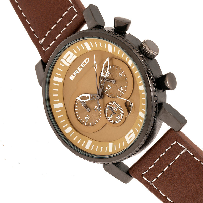 Ryker Brown/Camel | Orange Dial