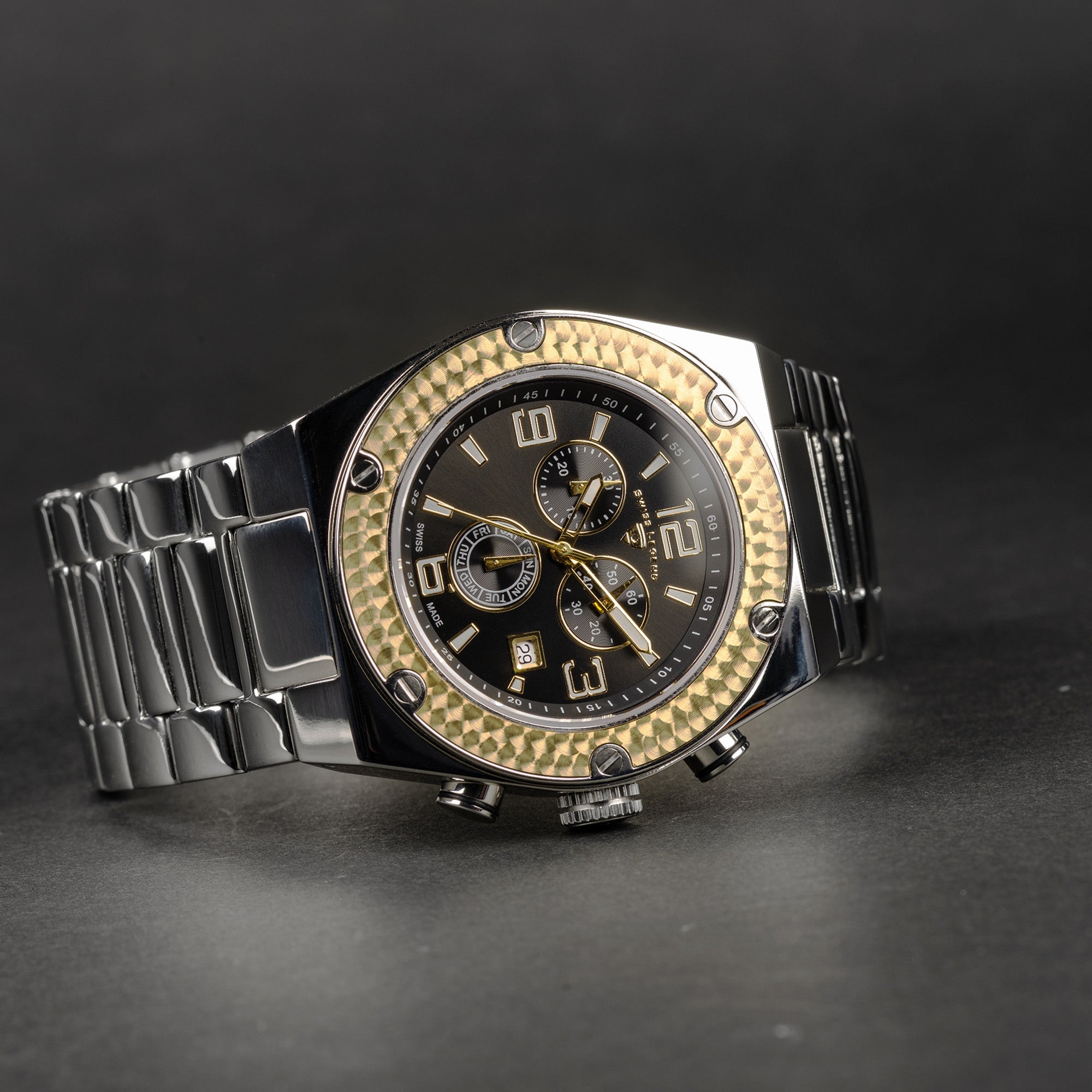 Throttle Chronograph Black / Stainless Steel | Black Dial – Watch Gang
