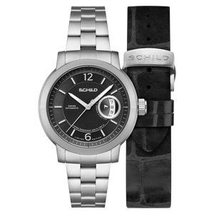 Heinrich Minimal Swiss Automatic Limited Edition Black / Stainless Steel | Black Dial