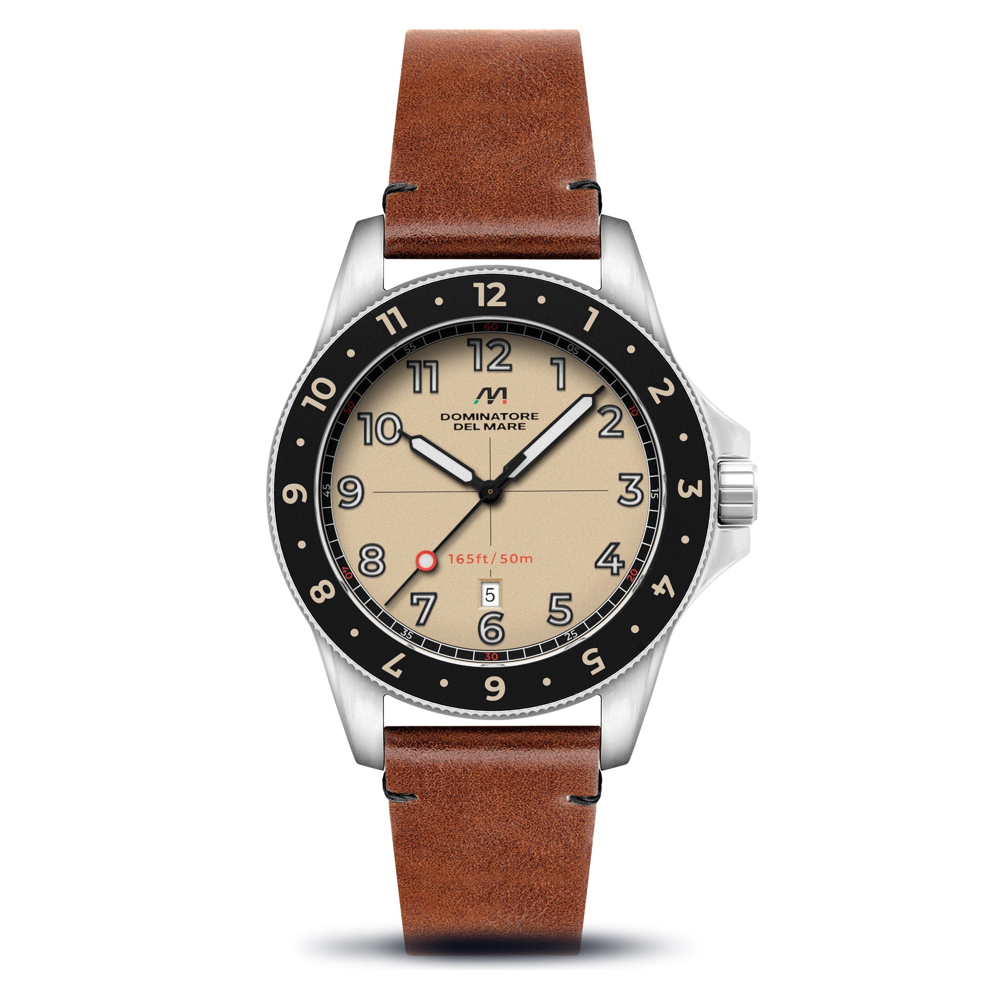 Bandiera Japan Quartz Cream / Leather | Cream Dial