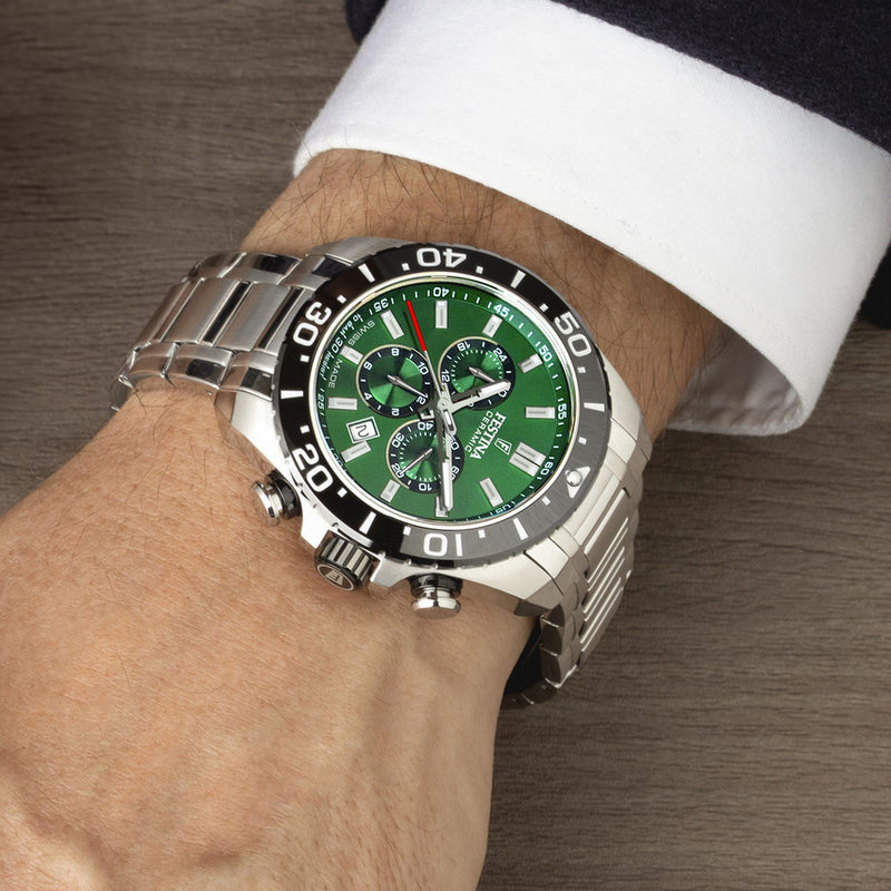Chronograph Ceramic Green / Stainless Steel Green Dial