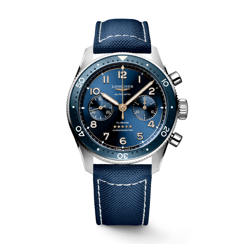 Spirit Flyback Blue / Fabric | Blue Dial