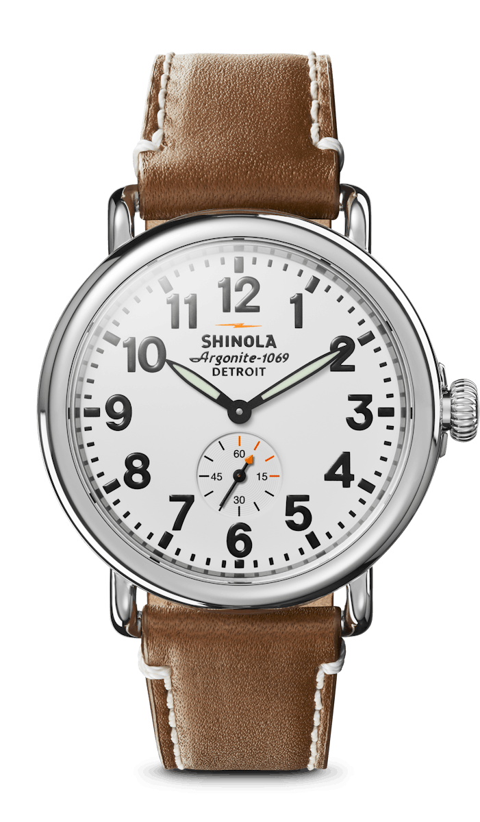 Runwell 41 White | White Dial – Watch Gang
