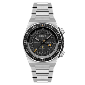 Marksman GMT Automatic Black  / Stainless Steel | Black Dial